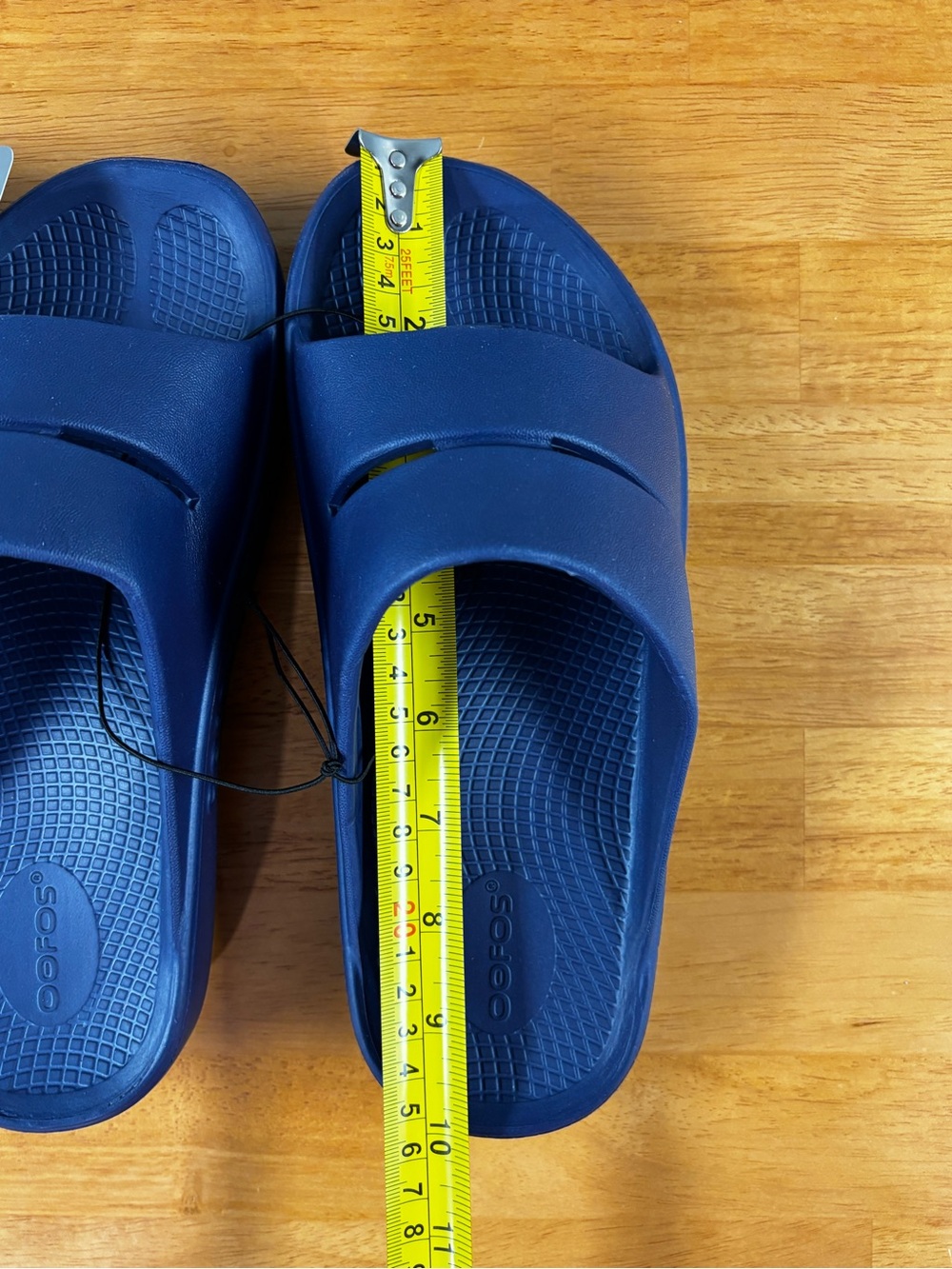 OOFOS Ooahh Navy Blue Slide Sandals Comfort Slip On Women’s 8, Men’s 6 - Picture 9 of 10